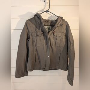 Levi's Women's Cotton Four Pocket Hooded Jacket Size Medium